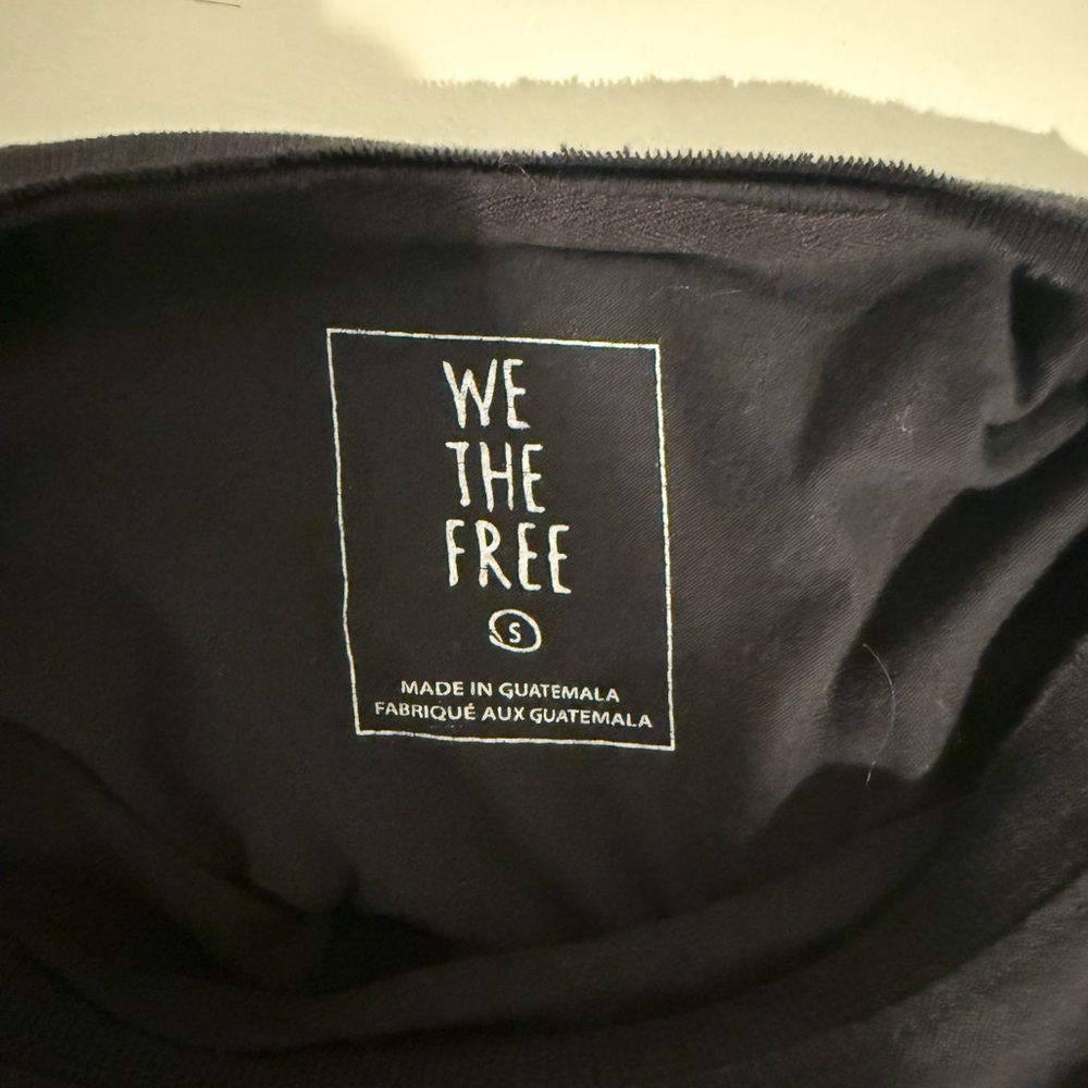 WORN ONCE! We the Free | Free People Women's Top Black - Picture 3 of 3
